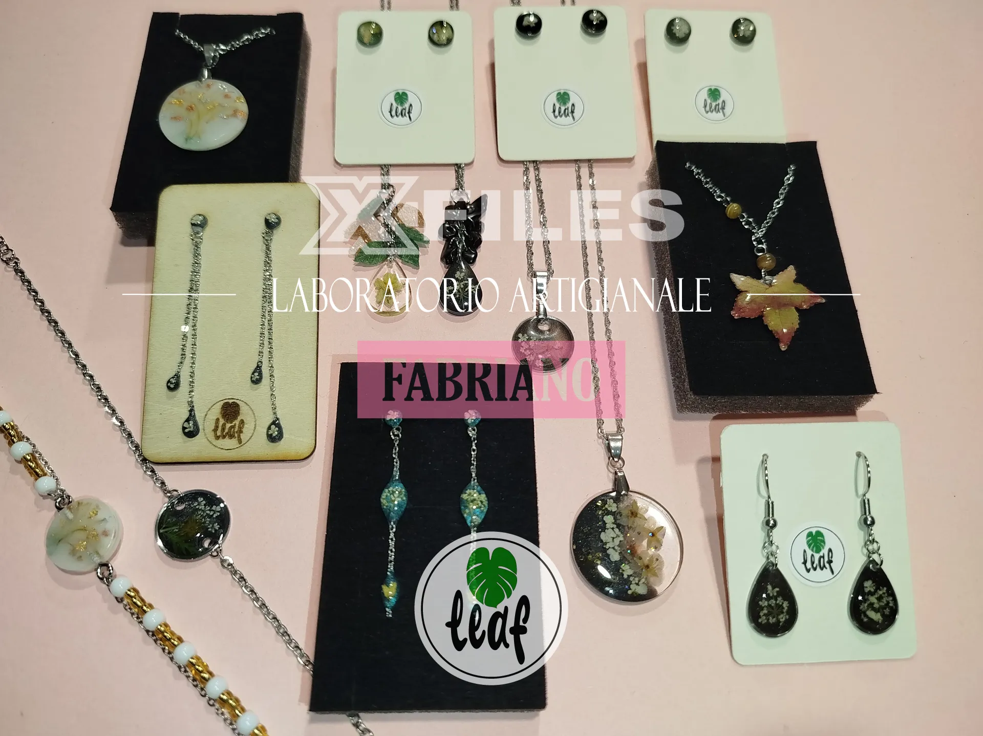Gioielli Leaf e lavorazioni artigianali